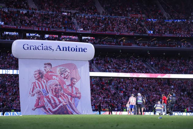 Atletico de Madrid vs. Girona, on the 37th matchday of the 2025 26 Spanish First Division May 17, 2026, Madrid, Spain: Tribute to Antoine Griezmann after the Spanish championship LaLiga football match between Atletico de Madrid and Girona CF on 17 May 2026 at Estadio Santiago Bernabeu in Madrid, Spain. Madrid, Spain Madrid Madrid Spain Copyright: xALEJANDROxMATIASx