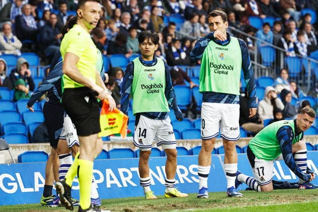 Takefusa Kubo (Sociedad), MAY 17, 2026 - Football Soccer : Spanish LaLiga EA Sports match between Real Sociedad - Valncia CF at the Estadio de Anoeta in San Sebastian, Spain. Noxthirdxpartyxsales  aflo_330885485