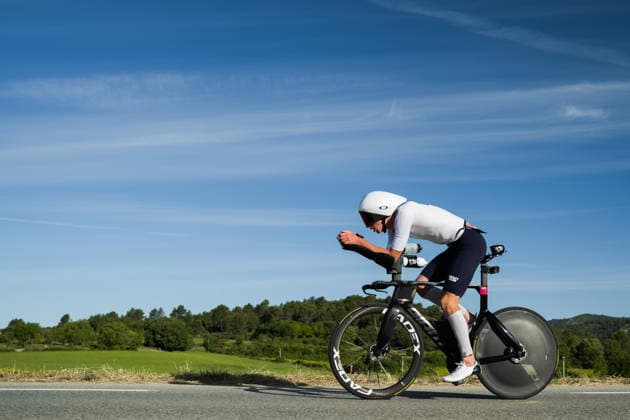 Triathlon, IRONMAN 70.3 Aix-en-Prevence Michele Bortolamedi (ITA) Aix-en-Provence Frankreich Copyright: xMarcelxHilgerx