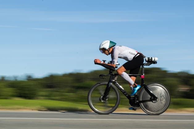 Triathlon, IRONMAN 70.3 Aix-en-Prevence Lasse Nygaard Priester (GER) Aix-en-Provence Frankreich Copyright: xMarcelxHilgerx