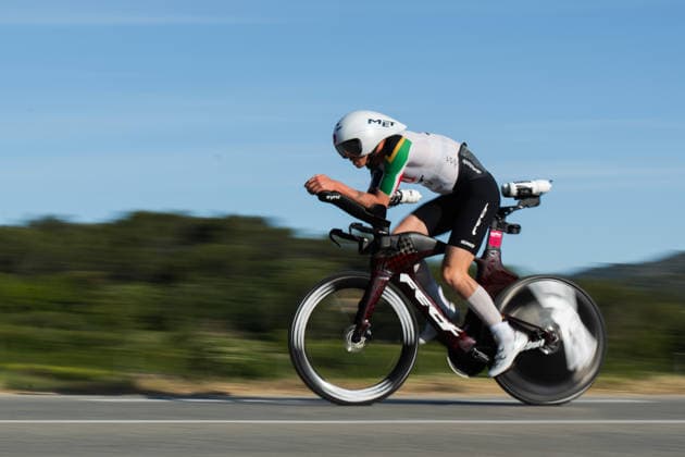 Triathlon, IRONMAN 70.3 Aix-en-Prevence Jamie Riddle (RSA) Aix-en-Provence Frankreich Copyright: xMarcelxHilgerx