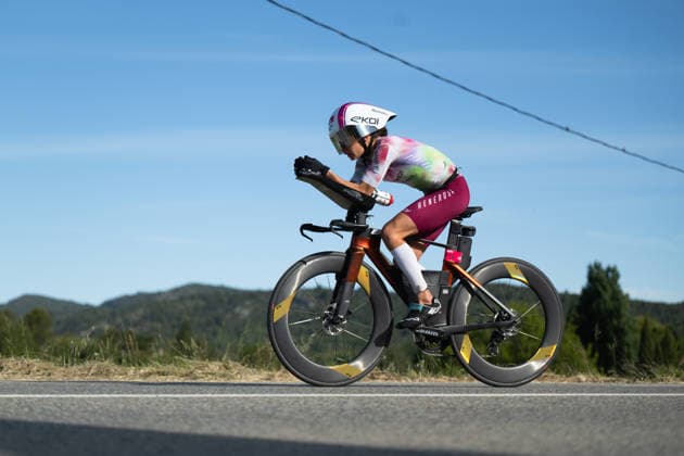 Triathlon, IRONMAN 70.3 Aix-en-Prevence Daniela Kleiser (GER) Aix-en-Provence Frankreich Copyright: xMarcelxHilgerx