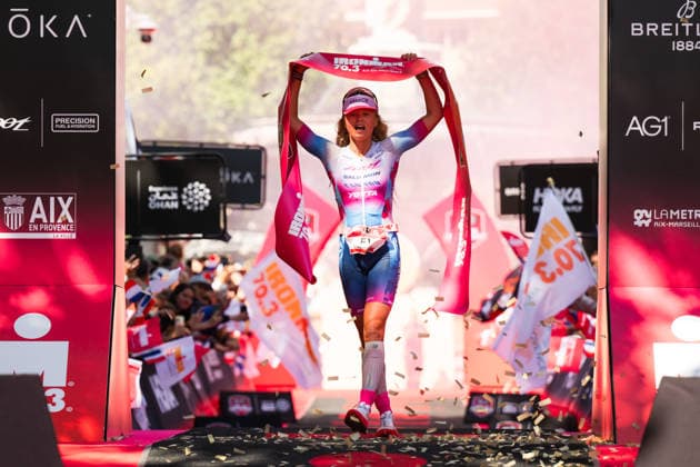 Triathlon, IRONMAN 70.3 Aix-en-Prevence Marjolaine PierrÃ (FRA) Aix-en-Provence Frankreich Copyright: xMarcelxHilgerx
