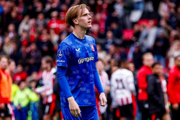 Mats Rots of FC Twente looks on PSV Eindhoven v FC Twente, Eredivisie, PSV v FC Twente 65, Philips Stadion, May 17, 2026, Eindhoven, Netherlands.