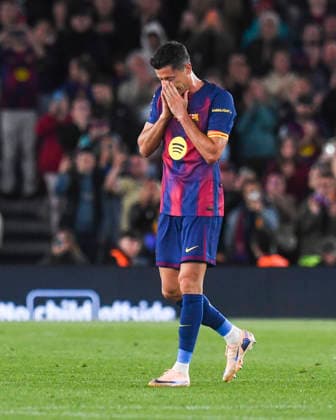 ESP: LaLiga EA Sports Barcelona FC v Real Betis Robert Lewandowski of Barcelona is leaving the club during LaLiga EA Sports, between Barcelona FC v Real Betis played at Spotify Camp Nou Stadium in Barcelona on May 17th, 2026 in Spain; Valencia Spain Futbol Copyright: xPacoxLargox xAgenciaxLOFx