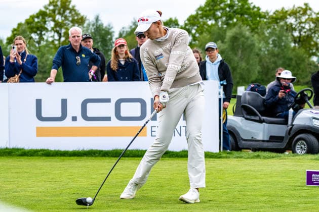 Golf - Golf, Amundi German Masters, Ladies European Tour LET, Ladies Winsen Luhe, Deutschland, 17.05.26: Golf im Green Eagle Golf Courses am 17.05.2026 in Winsen Luhe, Deutschland. (Foto von Axel Kaste) Alexandra Försterling Winsen Luhe Green Eagle Golf Courses Winsen Luhe Deutschland