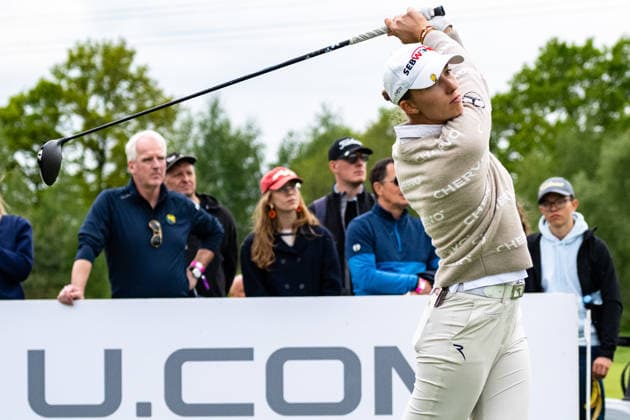 Golf - Golf, Amundi German Masters, Ladies European Tour LET, Ladies Winsen Luhe, Deutschland, 17.05.26: Golf im Green Eagle Golf Courses am 17.05.2026 in Winsen Luhe, Deutschland. (Foto von Axel Kaste) Alexandra Försterling Winsen Luhe Green Eagle Golf Courses Winsen Luhe Deutschland
