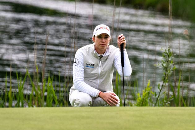 Golf - Golf, Amundi German Masters, Ladies European Tour LET, Ladies Winsen Luhe, Deutschland, 17.05.26: Golf im Green Eagle Golf Courses am 17.05.2026 in Winsen Luhe, Deutschland. (Foto von Axel Kaste) Alexandra Försterling Winsen Luhe Green Eagle Golf Courses Winsen Luhe Deutschland