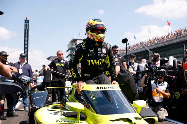 INDIANAPOLIS, IN - MAY 17: Will Power (26) Andretti Global Honda climbs into his car during the NTT IndyCar, Indy Car, IRL, USA Series PPG Armed Forces Qualifying - Day 2 at Indianapolis Motor Speedway in Indianapolis, IN.(Photo by Jeffrey Brown Icon Sportswire) AUTO: MAY 17 NTT IndyCar Series PPG Armed Forces Qualifying - Day 2 EDITORIAL USE ONLY Icon051726033500
