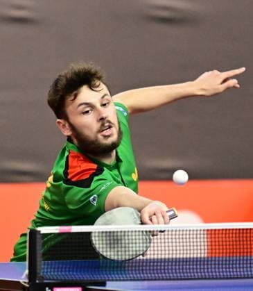 RECORD DATE NOT STATED Clement Laine from Portugal at WTT Feeder Lagos in Portugal. Clement Laine from Portugal competes in the WTT Feeder in Lagos, Portugal, on May 17, 2026. Lagos, Portugal Portugal