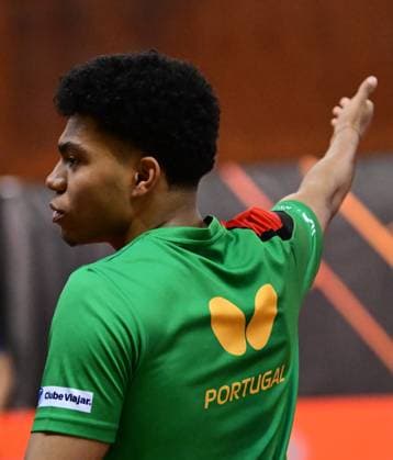 RECORD DATE NOT STATED Tiago Abiodun from Portugal at WTT Feeder Lagos in Portugal. Tiago Abiodun from Portugal competes in the WTT Feeder in Lagos, Portugal, on May 17, 2026. Lagos, Portugal Portugal
