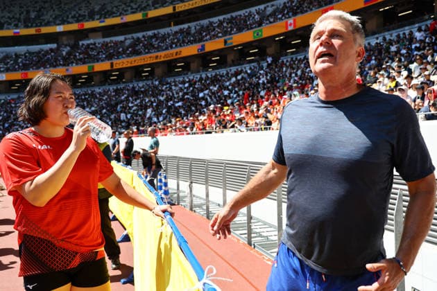 (L to R) Haruka Kitaguchi (JPN), Jan Zelezny (CZE), MAY 17, 2026 - Athletics :World Athletics Continental Tour Seiko Golden Grand Prix in Tokyo 1Women s Javelin Throw Final at the MUFG STADIUM (National Stadium) in Tokyo, Japan. Noxthirdxpartyxsales  aflo_330780221