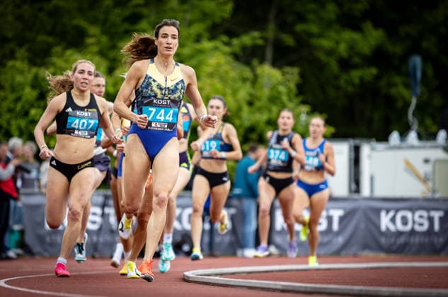 35. Internationales Läufermeeting; Pliezhausen, 17.05.2026 Vorneweg: Lara Tortell (GER Athletics Team Karben) im 1000m-Rennen der Frauen; 35. Internationales Läufermeeting am 17.05.2026 im Schönbuchstadion in Pliezhausen (Baden-Württemberg). Copyright: xBEAUTIFULxSPORTS R.xSchmittx