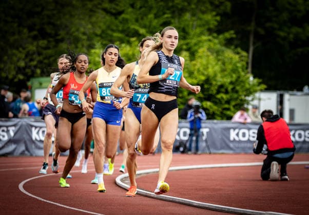 35. Internationales Läufermeeting; Pliezhausen, 17.05.2026 Vorneweg: Lilly Nägeli (SUI) im 1000m-Rennen der Frauen; 35. Internationales Läufermeeting am 17.05.2026 im Schönbuchstadion in Pliezhausen (Baden-Württemberg). Copyright: xBEAUTIFULxSPORTS R.xSchmittx