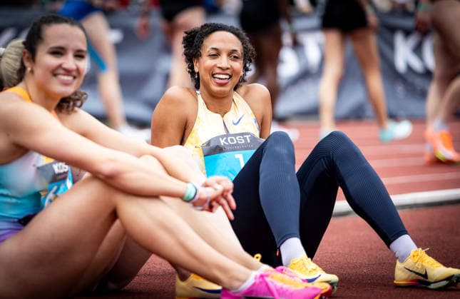35. Internationales Läufermeeting; Pliezhausen, 17.05.2026 Gut aufgelegt: Malaika Mihambo (GER LG Kurpfalz) nach ihrem 150m-Rennen bei den Frauen; 35. Internationales Läufermeeting am 17.05.2026 im Schönbuchstadion in Pliezhausen (Baden-Württemberg). *** 35 International Runners Meeting Pliezhausen, 17 05 2026 In good spirits Malaika Mihambo GER LG Kurpfalz after her 150m race in the womens 35 International Runners Meeting on 17 05 2026 in the Schönbuch Stadium in Pliezhausen Baden Württemberg Copyright: xBEAUTIFULxSPORTS R.xSchmittx