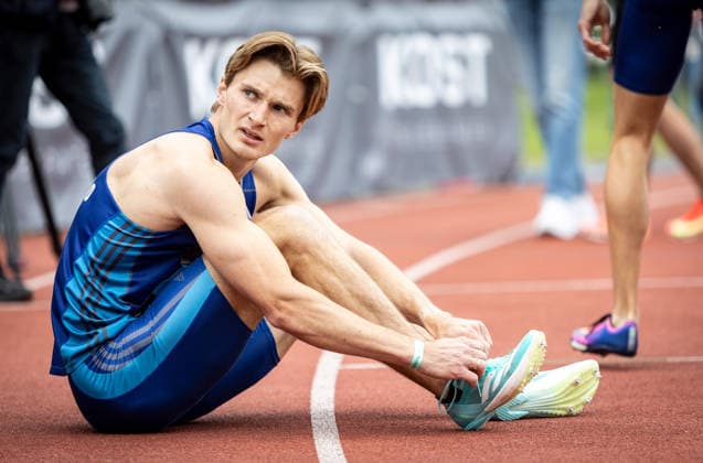 35. Internationales Läufermeeting; Pliezhausen, 17.05.2026 Rocco Martin (GER SG Motor Gohlis-Nord Leipzig) nach seinem 600m-Rennen bei den Männern; 35. Internationales Läufermeeting am 17.05.2026 im Schönbuchstadion in Pliezhausen (Baden-Württemberg). Copyright: xBEAUTIFULxSPORTS R.xSchmittx