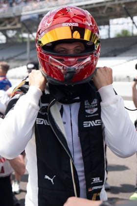 May 17, 2026, Speedway, Indiana, USA: Mick Schumacher, driver of the 47 Rahal Letterman Racing Honda sits in pit lane prior to his qualifying attempt for the Indy 500 at the Indianapolis Motor Speedway. IndyCar, Indy Car, IRL, USA - Indy 500 Qualifying, Indy 500 Pole, Indy 500 - ZUMAd212 20260517_zsp_d212_035 Copyright: xRichardxDolex