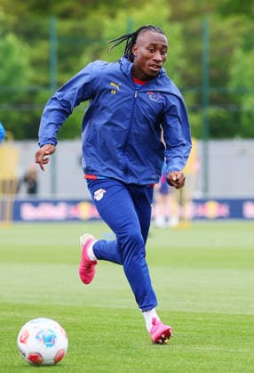 RB Leipzig - Training Bundesliga Leipzig, 14.05.2026, Trainingszentrum Cottaweg, Fußball Bundesliga , RB Leipzig - Training. , Im Bild: Yan Diomande (49, RB Leipzig) , *** RB Leipzig Training Bundesliga Leipzig, 14 05 2026, Training Center Cottaweg, Soccer Bundesliga , RB Leipzig Training , In the picture Yan Diomande 49, RB Leipzig , Picture Point