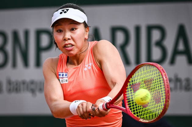 May 18, 2026, Paris, France, France: Himeno SAKATSUME of Japan during the first qualifying day of the Roland-Garros 2026, French Open 2026, Grand Slam tennis tournament at Roland-Garros Stadium on May 18, 2026 in Paris, France. Roland Garros 2026 - Qualifying Day 1  - ZUMAm308 20260518_zsp_m308_014 Copyright: xMatthieuxMirvillex