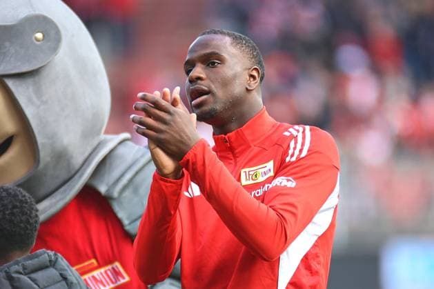 Berlin, Deutschland, 16.05.2026: Stadion Alte Försterei: 34. Spieltag, Saison 2025 26, 1. Fußball-Bundesliga: Union Berlin - FC Augsburg: Ilyas Ansah (10, Union Berlin) Copyright: xdtsxNachrichtenagenturx dts_119063
