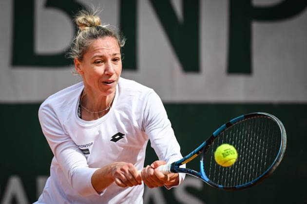 May 18, 2026, Paris, France, France: Tereza MRDEZA of Croatia during the first qualifying day of the Roland-Garros 2026, French Open 2026, Grand Slam tennis tournament at Roland-Garros Stadium on May 18, 2026 in Paris, France. Paris France - ZUMAm308 20260518_zsp_m308_020 Copyright: xMatthieuxMirvillex