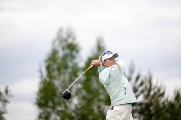 Amundi German Masters - Fourth Round Casandra Alexander of South Africa plays off the tee of the 4th hole during the final round of the Amundi German Masters at Green Eagle Golf Courses in Hamburg, Germany, on May 17, 2026. Hamburg Germany  Copyright: xAndyxAstfalckx originalFilename:astfalck-amundige260518_npXIr.jpg