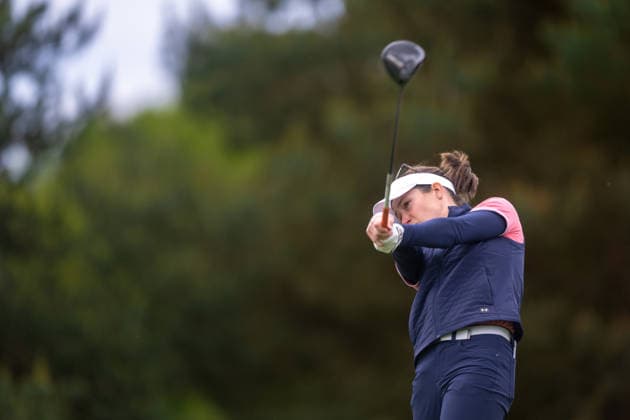 Amundi German Masters - Fourth Round Luna Sobron Galmes of Spain tees off on the 4th hole during the final round of the Amundi German Masters at Green Eagle Golf Courses in Hamburg, Germany, on May 17, 2026. Hamburg Germany  Copyright: xAndyxAstfalckx originalFilename:astfalck-amundige260518_npEz2.jpg