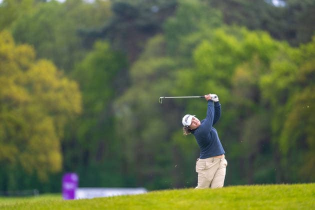 Amundi German Masters - Fourth Round Aunchisa Utama of Thailand plays her second shot from the fairway on the 6th hole during the final round of the Amundi German Masters at Green Eagle Golf Courses in Hamburg, Germany, on May 17, 2026. Hamburg Germany  Copyright: xAndyxAstfalckx originalFilename:astfalck-amundige260518_np4iv.jpg