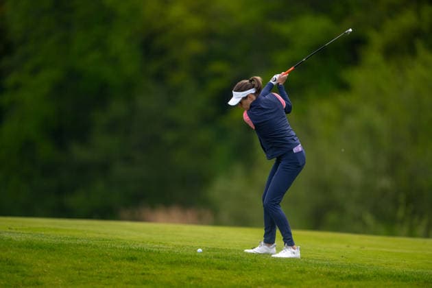 Amundi German Masters - Fourth Round Luna Sobron Galmes of Spain drives her second shot from the fairway of the 6th hole during the final round of the Amundi German Masters at Green Eagle Golf Courses in Hamburg, Germany, on May 17, 2026. Hamburg Germany  Copyright: xAndyxAstfalckx originalFilename:astfalck-amundige260518_npCbm.jpg