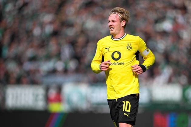 1. Bundesliga: SV Werder Bremen - Borussia Dortmund am 16.05.2026 im Weserstadion in Bremen Julian Brandt (Dortmund) *** 1 Bundesliga SV Werder Bremen Borussia Dortmund on 16 05 2026 at Weserstadion in Bremen Julian Brandt Dortmund MT