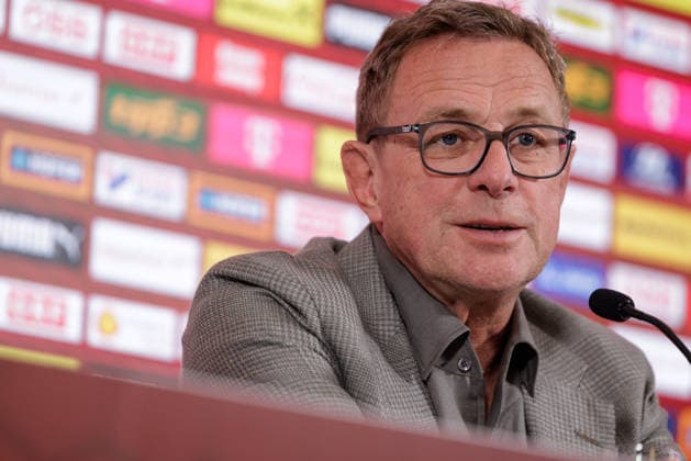 SOCCER - OEFB, PK, squad nomination VIENNA,AUSTRIA,18.MAY.26 - SOCCER - OEFB, Oesterreichischer Fussball-Bund, preview, press conference, PK, Pressekonferenz squad nomination. Image shows head coach Ralf Rangnick (AUT).  GEPAxpictures xArminxRauthner