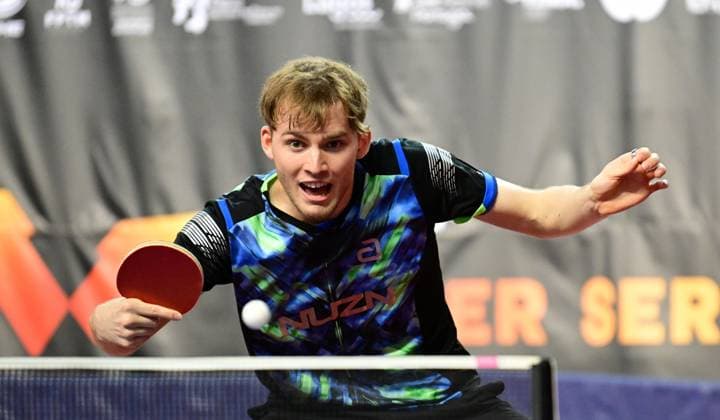 RECORD DATE NOT STATED Wim Verdonschot from Germany at WTT Feeder Lagos in Portugal. Wim Verdonschot (SV Union Velbert) from Germany competes in the WTT Feeder in Lagos, Portugal, on May 18, 2026. Lagos, Portugal Hessen Portugal