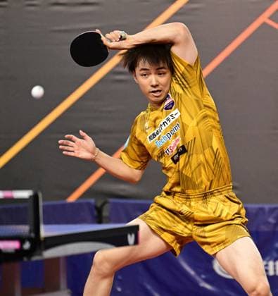 RECORD DATE NOT STATED Yuto Kizukuri from Japan at WTT Feeder Lagos in Portugal. Yuto Kizukuri from Japan competes in the WTT Feeder in Lagos, Portugal, on May 18, 2026. Lagos, Portugal Hessen Portugal