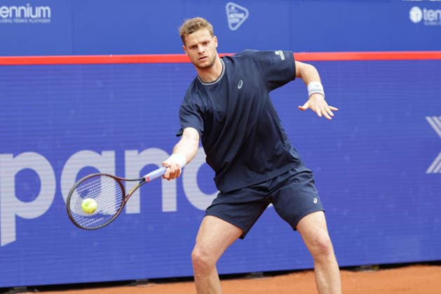 2026.05.18, xFSx, Bitpanda Open Hamburg ATP500, Herren-Tennistunier in Hamburg , Am Rothembaum in Hamburg , Yannick Hanfmann (GER) spielt eine Vorhand Copyright: HMBxMedia FernandoxSoares