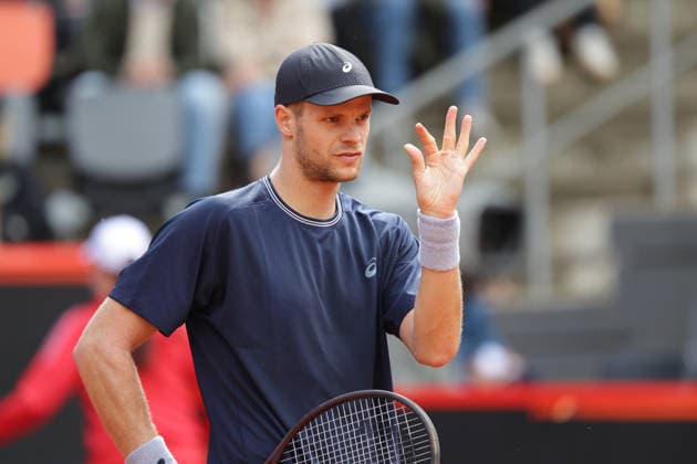 2026.05.18, xFSx, Bitpanda Open Hamburg ATP500, Herren-Tennistunier in Hamburg , Am Rothembaum in Hamburg , Yannick Hanfmann (GER) gibt Anweisungen, gestikuliert, mit den Armen gestikulieren, gives instructions, gesticulate Copyright: HMBxMedia FernandoxSoares