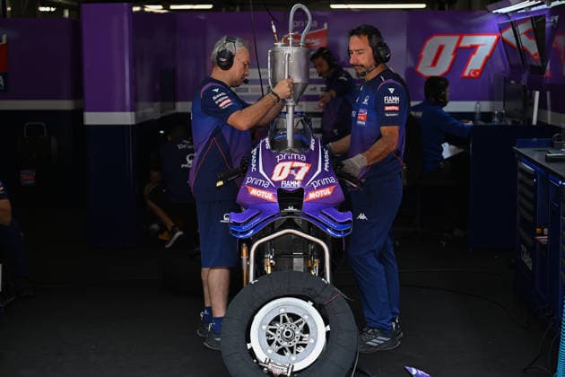 MotoGP Catalonia official test BARCELONA, SPAIN - MAY 18: Prima Pramac Yamaha MotoGP riders take part during the sixth official test session of the 2026 MotoGP World Championship, WM, Weltmeisterschaft at the 4.66-kilometer Barcelona-Catalunya Circuit in Barcelona, Spain, on May 18, 2026. Burak Akbulut Anadolu Barcelona Spain. Editorial use only. Please get in touch for any other usage.  Copyright: x2026xAnadoluxBurakxAkbulutx