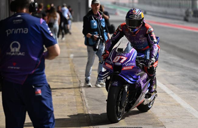MotoGP Catalonia official test BARCELONA, SPAIN - MAY 18: Prima Pramac Yamaha MotoGP rider Toprak Razgatlioglu rides during the sixth official test session of the 2026 MotoGP World Championship, WM, Weltmeisterschaft at the 4.66-kilometer Barcelona-Catalunya Circuit in Barcelona, Spain, on May 18, 2026. Burak Akbulut Anadolu Barcelona Spain. Editorial use only. Please get in touch for any other usage.  Copyright: x2026xAnadoluxBurakxAkbulutx