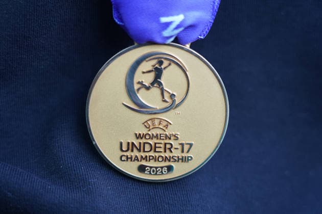 Goldmedaille der U17, U 17 Europameisterinnen - Frankfurt 18.05.2026: Empfang der U17-Europameisterinnen im DFB-Campus