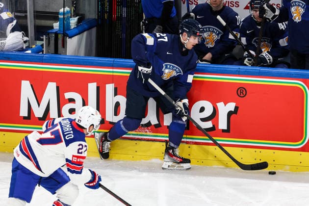 Ice hockey, Eishockey - IIHF WC 2026 ZURICH,SWITZERLAND,18.MAY.26 - ICE HOCKEY - IIHF Ice Hockey World Championship, WM, Weltmeisterschaft 2026, group stage, Finland vs USA. Image shows Janne Kuokkanen (FIN).  GEPAxpictures xMaticxKlansek