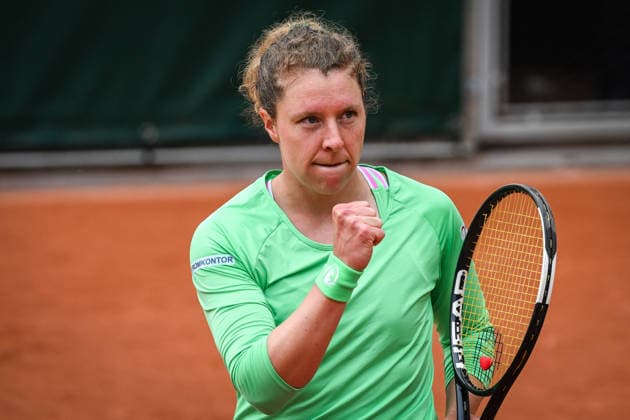 May 18, 2026, Paris, France, France: Anna-Lena FRIEDSAM of Germany celebrates his point during the first qualifying day of the Roland-Garros 2026, French Open 2026, Grand Slam tennis tournament at Roland-Garros Stadium on May 18, 2026 in Paris, France. Paris France - ZUMAm308 20260518_zsp_m308_057 Copyright: xMatthieuxMirvillex