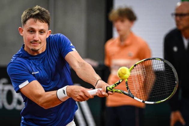 May 18, 2026, Paris, France, France: Ugo BLANCHET of France during the first qualifying day of the Roland-Garros 2026, French Open 2026, Grand Slam tennis tournament at Roland-Garros Stadium on May 18, 2026 in Paris, France. Paris France - ZUMAm308 20260518_zsp_m308_078 Copyright: xMatthieuxMirvillex