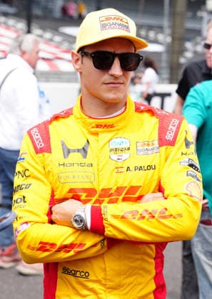 INDIANAPOLIS, IN - MAY 18: IndyCar, Indy Car, IRL, USA driver Alex Palou waits for a group driver photo to be taken before practice for the 110th Running of the Indianapolis 500 on May 18th, 2026, at the Indianapolis Motor Speedway in Indianapolis, Indiana. (Photo by Brian Spurlock Icon Sportswire) AUTO: MAY 18 NTT IndyCar Series Indianapolis 500 Practice EDITORIAL USE ONLY Icon2605185007