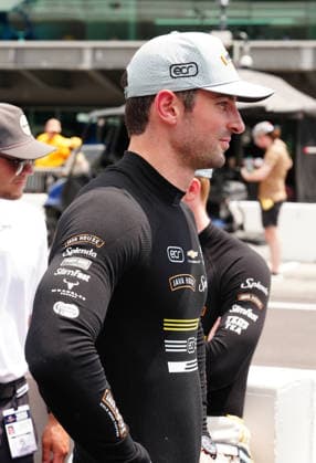 INDIANAPOLIS, IN - MAY 18: IndyCar, Indy Car, IRL, USA driver Alexander Rossi waits for a group driver photo to be taken before practice for the 110th Running of the Indianapolis 500 on May 18th, 2026, at the Indianapolis Motor Speedway in Indianapolis, Indiana. (Photo by Brian Spurlock Icon Sportswire) AUTO: MAY 18 NTT IndyCar Series Indianapolis 500 Practice EDITORIAL USE ONLY Icon26051850017