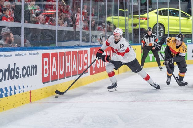 18 05 2026, Zurich, Swiss Life Arena, Ice hockey, Eishockey World Championships: Germany - Switzerland, 13 Nico Hischier (Switzerland) Zurich Swiss Life Arena Zurich Switzerland Copyright: xJustPictures.ch StefanxEmchx jp-de-StEm-DSC0117520260518