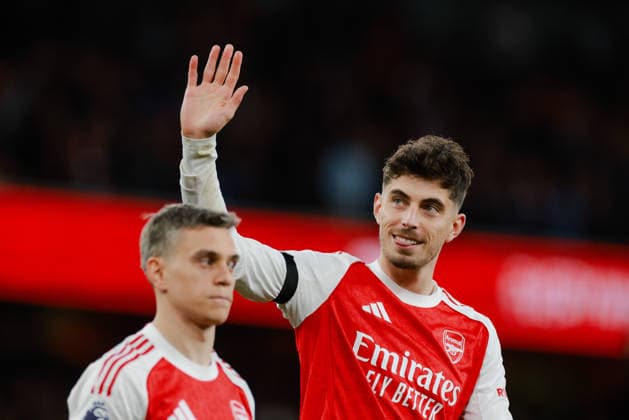 Premier League 2025 26 Arsenal v Burnley Emirates Stadium 18.05.2026 Kai Havertz of Arsenal Premier League 2025 26 Arsenal v Burnley Emirates Stadium 18.05.2026 Photograph By Marc Aspland The Times  Copyright: xMarcxAsplandx NINTCHDBPICT001081989324