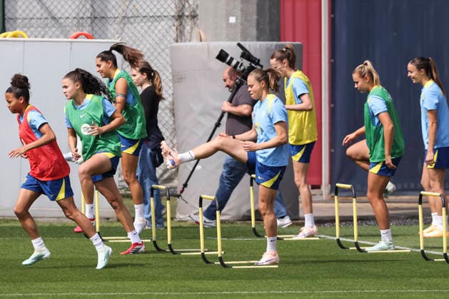 May 19, 2026, Sant Joan Despi, Barcelona, SPAIN: Ewa Barbara Pajor during the training day of FC Barcelona, Barca ahead UEFA Women Champions League 2025 26, Final football match against OL Lyonnes at Ciutat Esportiva Joan Gamper on May 19, 2026 in Sant Joan Despi, Barcelona, Spain. FC Barcelona Training And Media Day - UEFA Women Champions League 2025 26 Final  - ZUMAa181 20260519_zaa_a181_020 Copyright: xJavierxBorregox