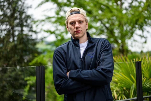 260519 Jack Berglund of Sweden poses for a portrait at a press event during the 2026 IIHF Ice hockey, Eishockey World Championship, WM, Weltmeisterschaft on May 19, 2026 in Bern. Photo: Jesper Zerman BILDBYRAN kod JZ JZ0720 ishockey ice hockey ishockey-vm 2026 vm 2026 iihf world championship pressträff event meeting sverige sweden day 5 bbeng Copyright: JESPERxZERMAN BB260519JZ012