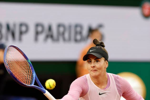 May 19, 2026, Paris, Paris, France: Bianca ANDREESCU (CAN) in action during the qualifications day 2 of the tennis Grand Slam of Roland Garros 2026, at Roland Garros Stadium - on April 16 2026 .Paris - France Paris France - ZUMAb253 20260519_zsp_b253_025 Copyright: xLoicxBaratouxx