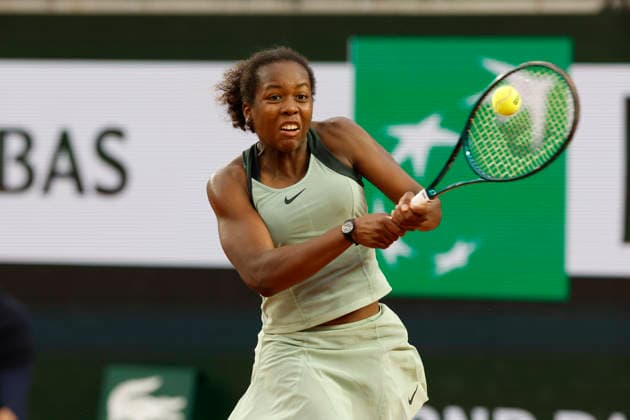 May 19, 2026, Paris, Paris, France: Daphno MPETCHI PERRICARD (FRA) in action during the qualifications day 2 of the tennis Grand Slam of Roland Garros 2026, at Roland Garros Stadium - on April 16 2026 .Paris - France Paris France - ZUMAb253 20260519_zsp_b253_037 Copyright: xLoicxBaratouxx