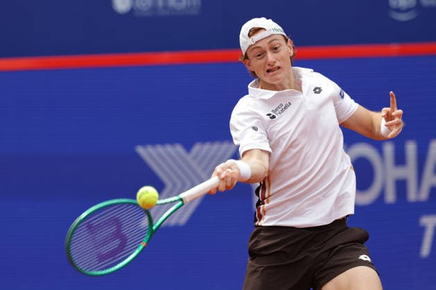 2026.05.19, xFSx, Bitpanda Open Hamburg ATP500, Achtelfinale, Herren-Tennistunier in Hamburg , Am Rothembaum in Hamburg , Ignacio Buse (PER) spielt eine Vorhand Copyright: HMBxMedia FernandoxSoares